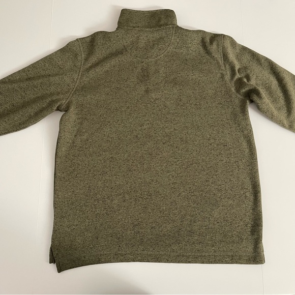 Men's Wrangler Long Sleeve fleece Quarter-Zip - Olive size Medium - Picture 7 of 8